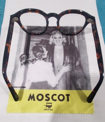 MOSCOT LEMTOSH Round Tortoise Acetate Eyeglasses 49-24-145 Full