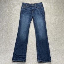 Ariat B4 Relaxed Legacy Bootcut Jeans Boys 16 Blue Cowboy Denim Adjustable