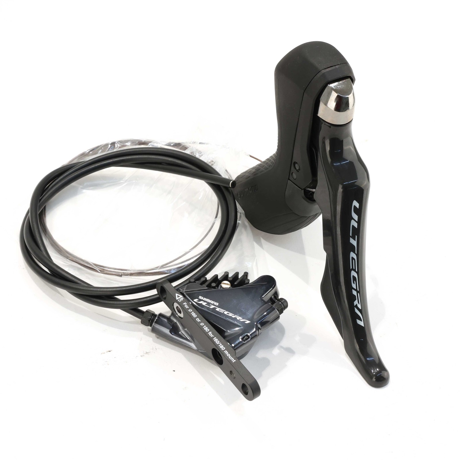 Shimano Ultegra 2-Speed Left Disc Brake-Shift Lever, Caliper & Hose ST-R8020