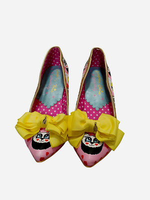 Irregular Choice sarsparilly  Womens Mid Heel Party pink Shoes 42 euro