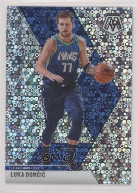 2019-20 Panini Mosaic Fast Break Silver Prizm Luka Doncic #44 1v7