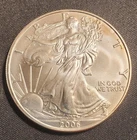 2006  American Eagle 1 Oz .999 Fine Silver Uncirculated Beautiful Toning