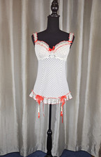 Victoria’s Secret Sexy Little Things Polka Dot Corset Bustier + Hiphugger Panty