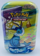 Pokémon Prismatic Evolutions Mini Tin – Vaporeon Art