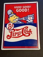 Vintage Pepsi:Cola Good Good Good Metal Tin Sign 15x11 inches Collectible