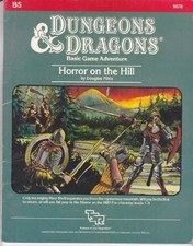 HORROR ON THE HILL (DUNGEONS & DRAGONS MODULE B5) By Douglas Niles **Mint**