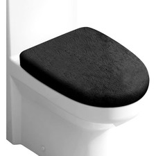 Microfiber Toilet Lid Cover, Soft Velvet Toilet Cover; Absorbent, Machine