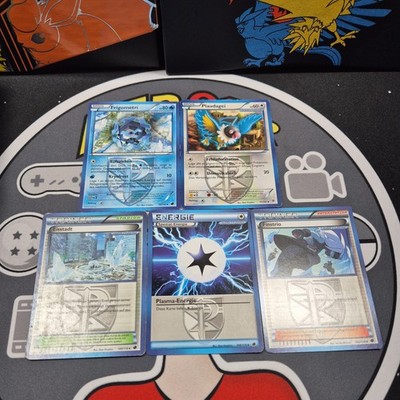 5 x Plasma Frost Konvolut Deutsch Plaudagei 77/101 Master Set Pokemon 2013
