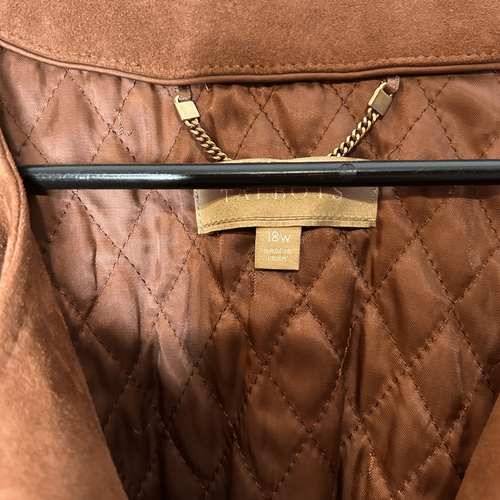 Talbots Genuine Suede Moto Jacket - Picture 2 of 5