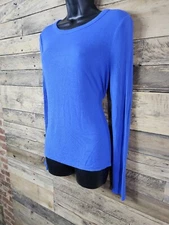 SO Top Blue Medium Women Chest 36" Length 21.5"
