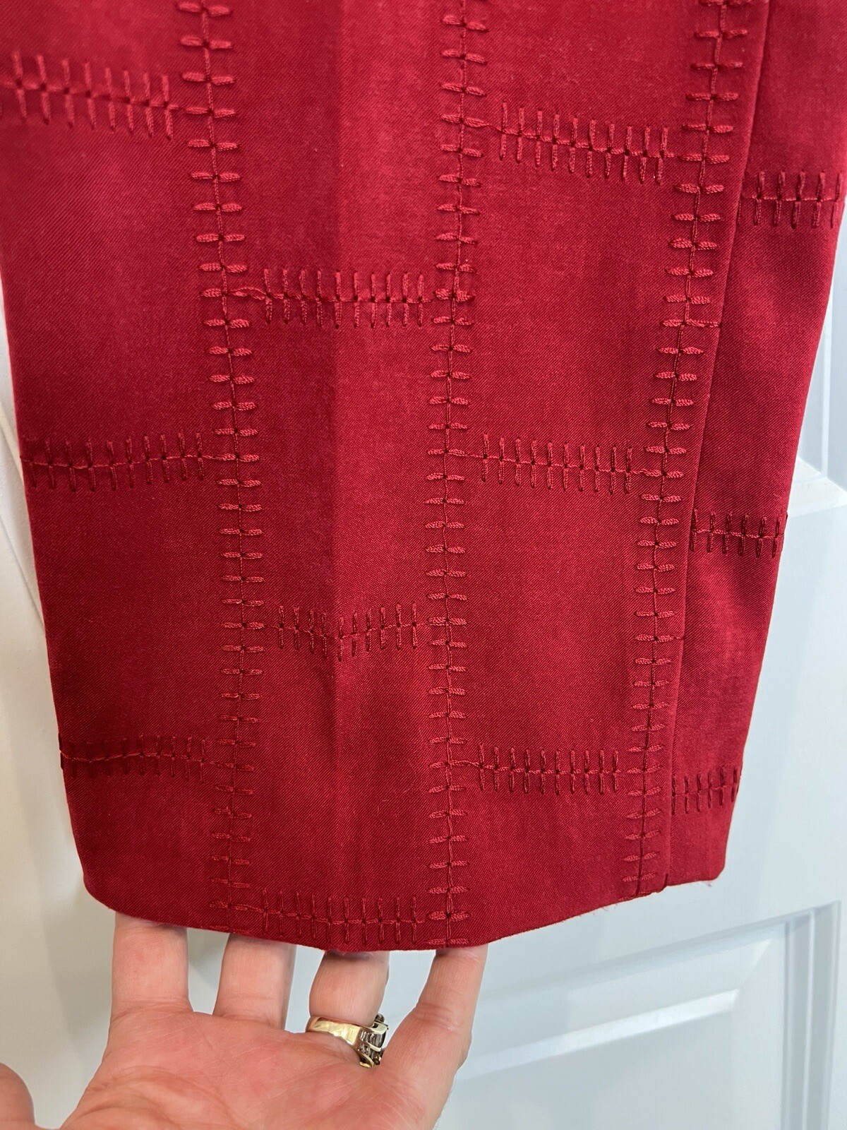 Alberto Makali Western Patchwork Stitching Y2K Re… - image 3