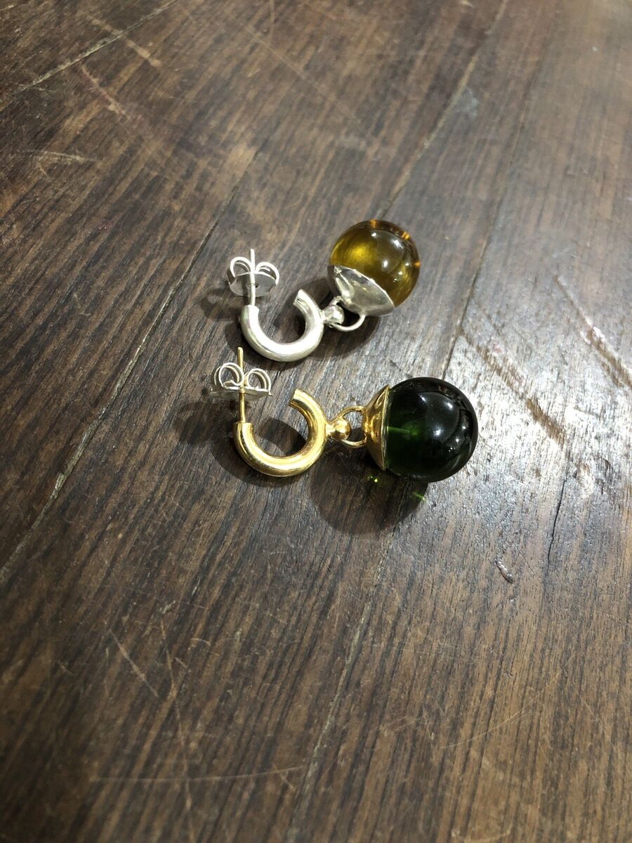  Goku Black Potara Earring,1 Pair Zamasu Agate Drop