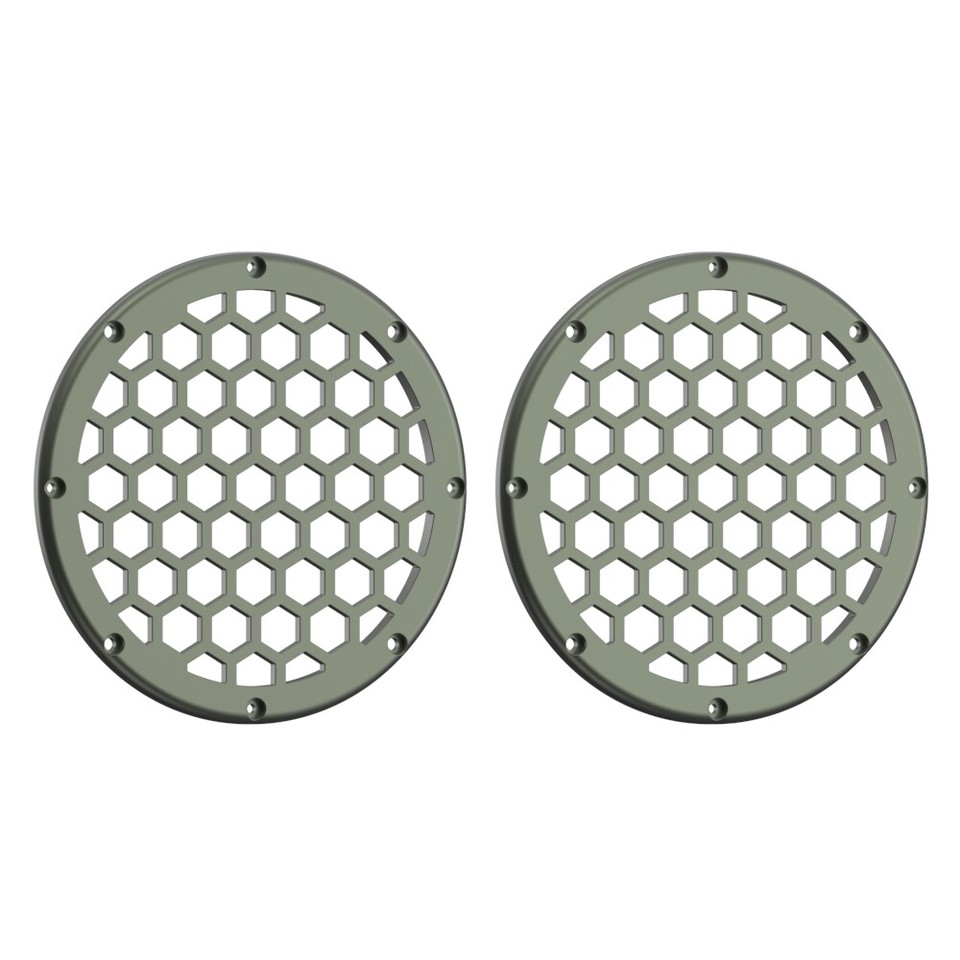 Advanblack x XBS Deadwood Green Glossy HEX 6.5'' Speaker Grill For