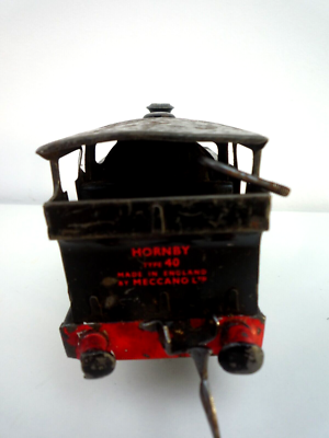 英国製　MECCANO HORNBY シリーズ　鉄道模型　Oゲージ　貨車 VINTAGE 1960'S HORNBY O GAUGE TYPE 40 CLOCKWORK TIN PLATE STEAM