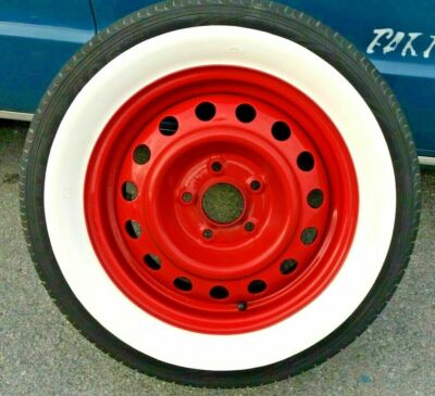 13 Inch Rims 2.5'' Wide Whitewall Topper Tire Trim Insert Style Set