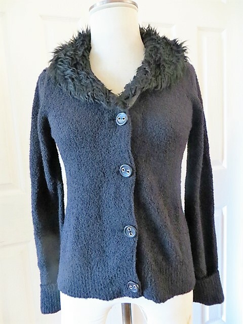 ennoy BUTTON CARDIGAN (BLACK) XL