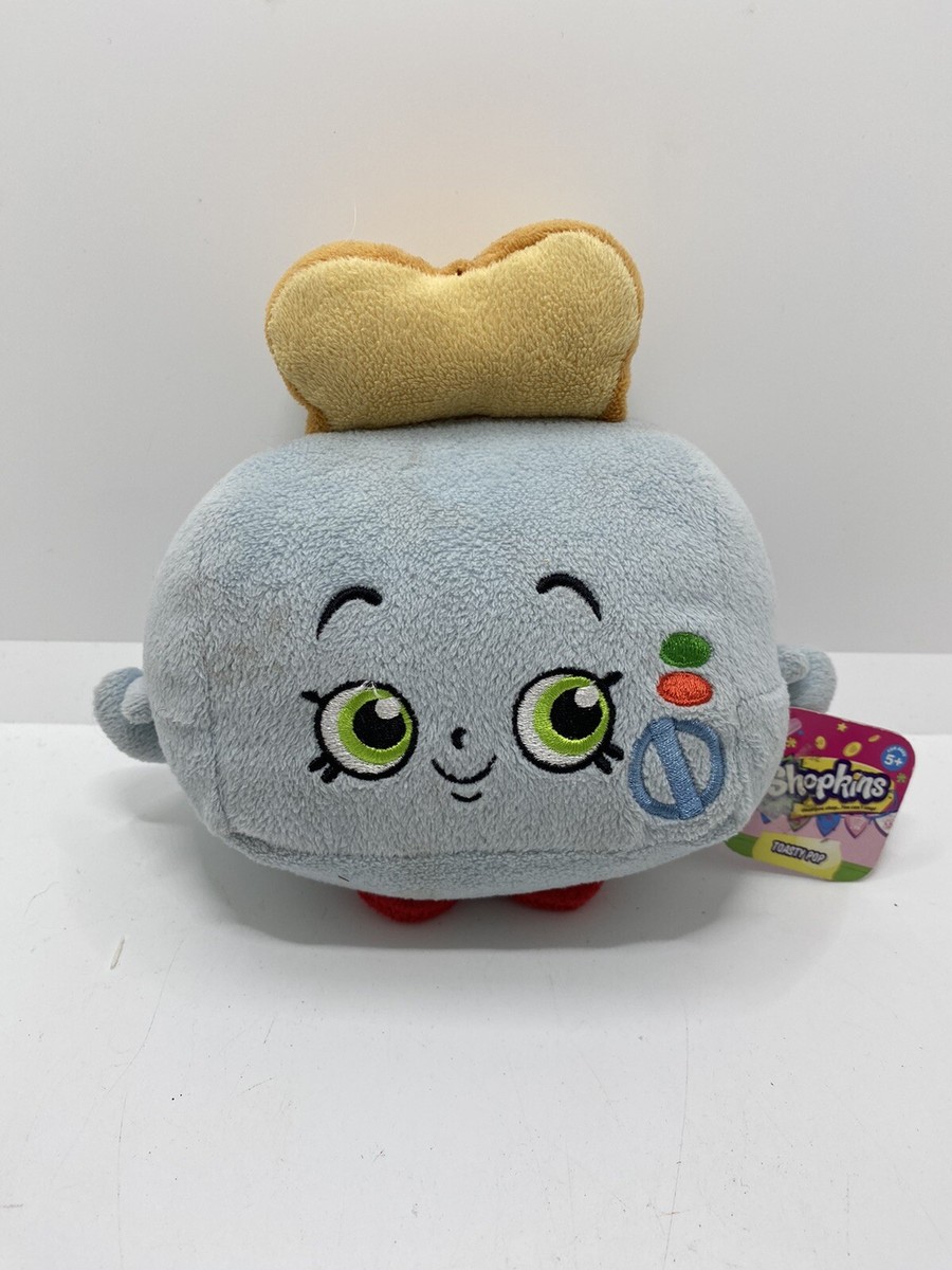 Shopkins Toasty Pop Plush Toy Light Blue Toaster 7
