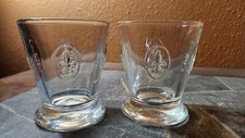 La Rochere FLEUR DE LYS Double Old Fashioned Glasses Tumblers Set of 2