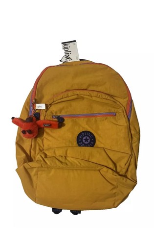 Kipling Seoul Backpack Spicy Gold Yellow Color 15" Laptop Bag NWT $139 - Picture 8 of 14