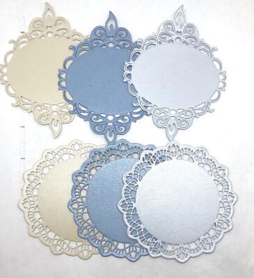 Die Cuts Decorative Plaques 6 Pieces