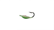 Jon's Ice Jigs, Custom Painted Moon Glow Style (12 ct) Size 12, Green #JIJGR12
