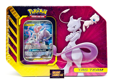 Pokemon Mew & Mewtwo GX Tag Team Tin | eBay