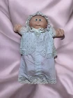 Vintage 1982 Cabbage Patch Kids Preemie Doll Blue Eyes Original Clothes Coleco