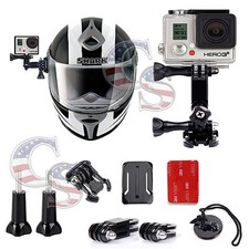 Adjustable Curved Helmet Self Arm Mount Holder For Gopro Hero 4 3 2 1 Camera
