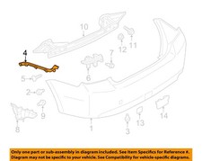 SUBARU OEM 12-16 Impreza Rear Bumper Bumper Components-Upper Bracket 57707FJ110