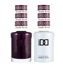 DND - Gel Polish & Matching Nail Lacquer - 674 Purple Scorpio