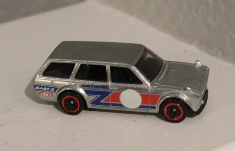 Hot Wheels Super Custom Datsun Bluebird Wagon 510 ZAMAC 2022 w