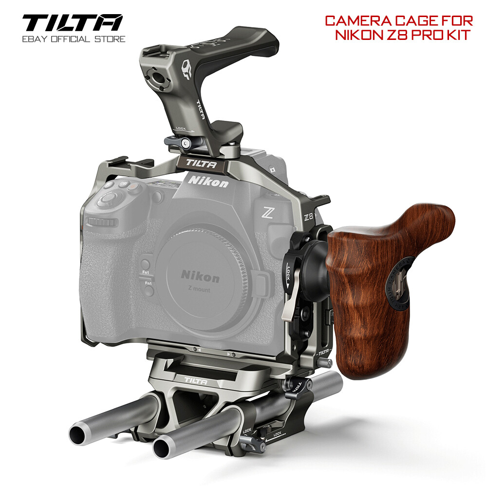 Tilta Camera Cage Pro Kit for Nikon Z8+ Top/Side Handle Arca Manfrotto  Baseplate