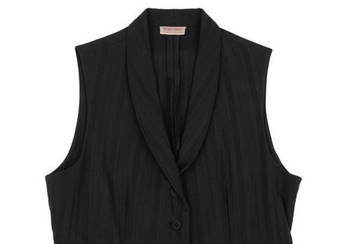 ROMEO GIGLI Striped Weave Shawl Collar Gilet Vest Size 9T(K-147509) - Picture 3 of 12