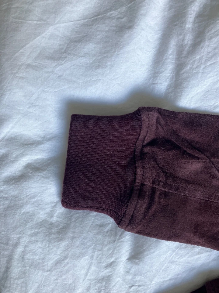 New Burgundy XS suede leather jacket, BlankNYC, RRP 145GBP - Image 4 of 4