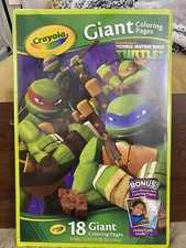 Crayola Teenage Mutant Ninja Turtles 18 Giant Coloring Pages