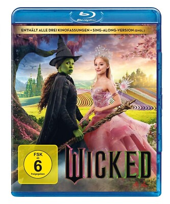 Wicked (2024)[Blu-ray/Neu/OVP] enthält alle 3 Kinofassungen / Sing-Along-Version