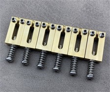 High Quality Solid Brass Guitar Bridge Saddles 10.5/10.8mm fits for Strat Tele
