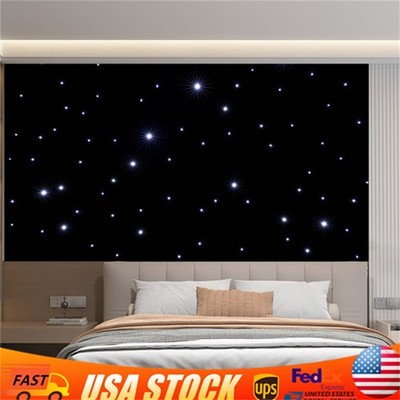 LED Star Stage Backdrop 20x10 FT LED Star Curtain Background Starry Sky DMX512
