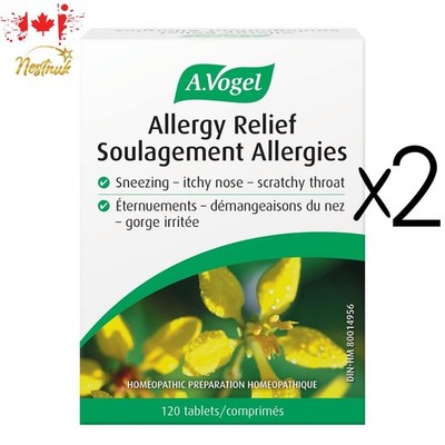 A.Vogel Allergy Relief 120 Tablets (2 Pack) | Natural Sinus & Allergy Aid