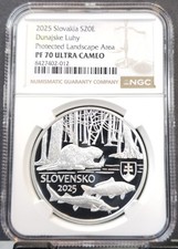 2025 SLOVAKIA SILVER 20 EURO KEZMAROK HERITAGE SITE NGC PF 70 ULTRA CAMEO RARE