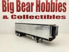 New 1/64 DCP/FG Chrome & Black Vintage Reefer Trailer With Thermo King Unit