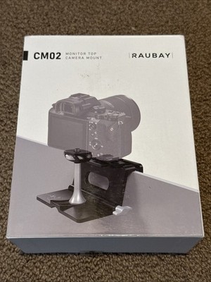 Raubay CM02 Monitor Camera Mount Stand, Hanging Webcam Clamp with 1/4'' Screw