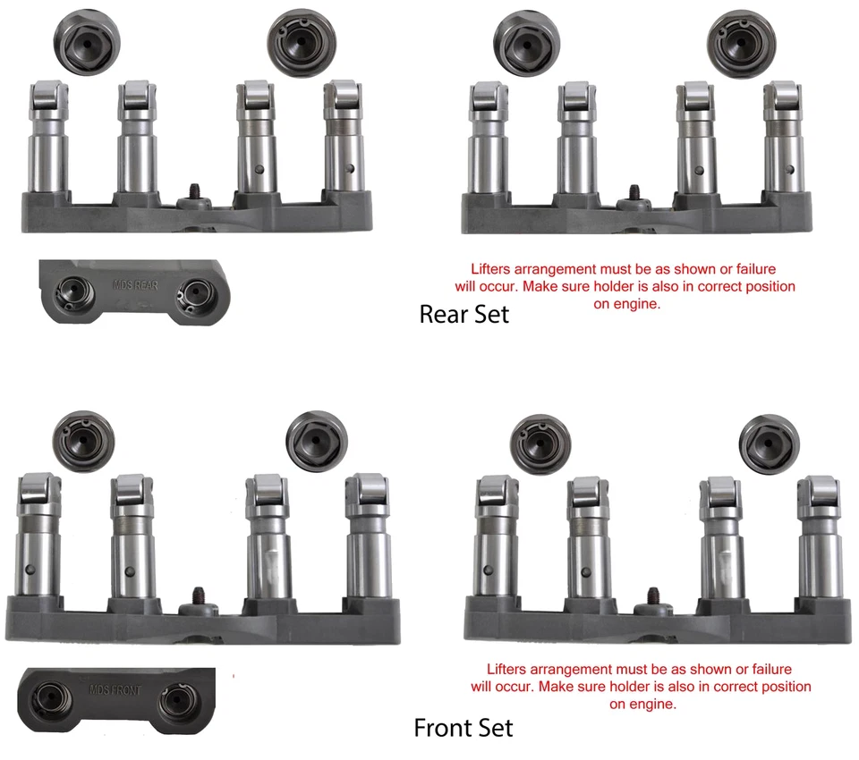 Kit de reconstrucción MDS para Chrysler Dodge Jeep 2009-2018 5,7 L Hemi EB EZD temporización de bomba Foto 4 de 4