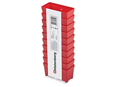KTBM115-3020 Behälter: Küvette rot flach 105x50x50mm 10Stk TAGER BOX KISTENBERG