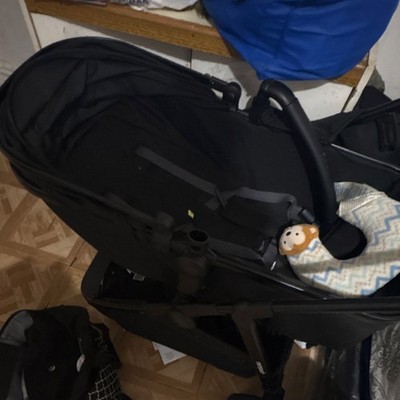 Black Single Folding Stroller for Infant or Toddler