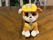 TY Beanie Boos 6" Paw Patrol RUBBLE the Bulldog Plush Stuffed Animal Toy 2019