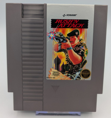 Rush'n Attack (Nintendo Entertainment System, 1987) - 5 Screw - Tested