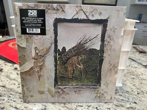 LED ZEPPELIN - IV 180G CRYSTAL CLEAR Vinyl LP  2023 RCV1-7208 NEW / SEALED LOW$$