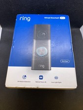 NEW - Ring - Wired Doorbell Pro 3rd Gen w/ Chime Mini Kit - Deep Silver