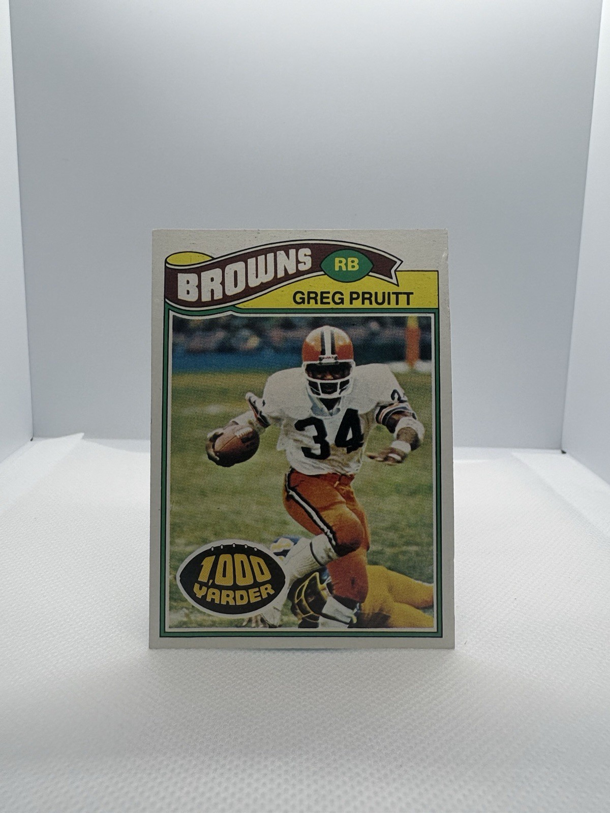 1977 Topps - Greg Pruitt #25